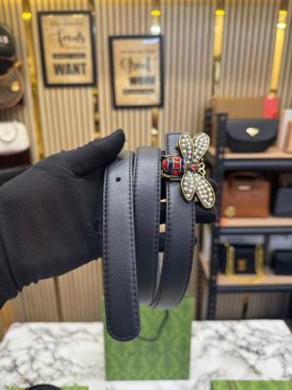 Gucc_i Bee Buckle Belt With Box Dust Bag And Carry Bag (8-2)