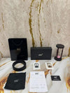 Mont Blanc Belt Combo Gold And Silver Buckle With Box Dust Bag Including CarryBag (20-1)