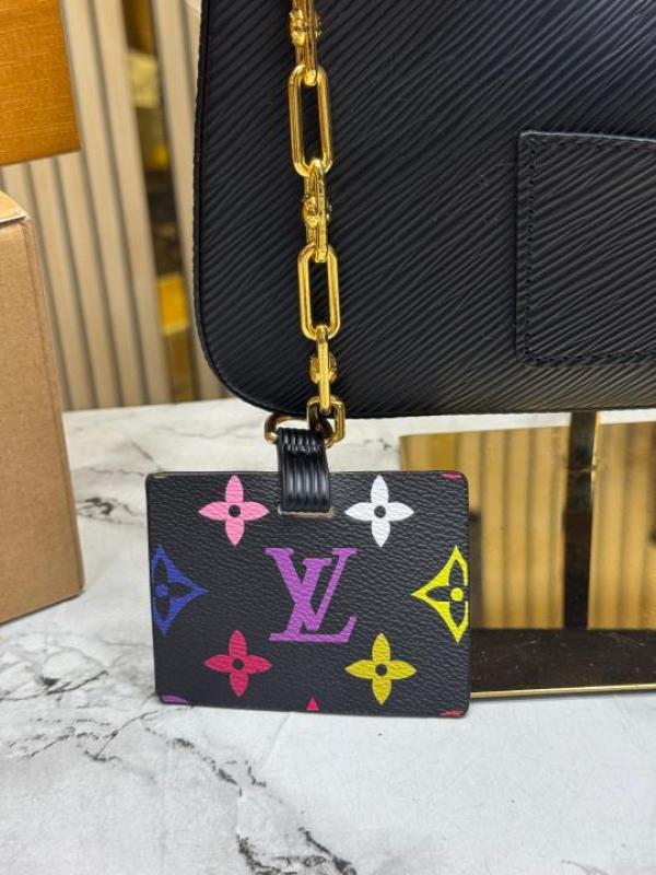 Loui_s Vuitton Epi Marellini Shoulder Bag With Double Og Box And Dust Bag Including Carry Bag (Black) (F-8805)