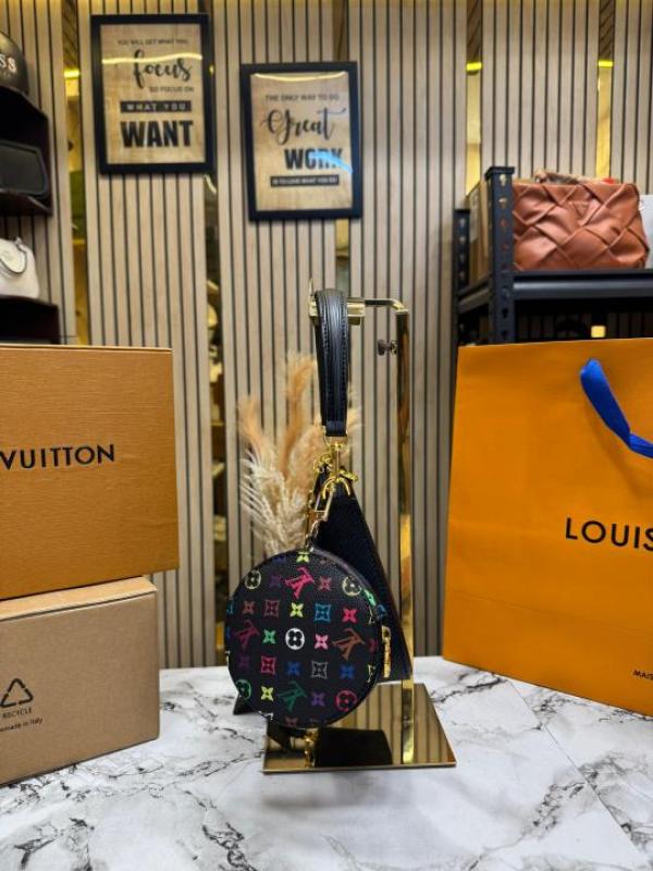 Loui_s Vuitton Epi Marellini Shoulder Bag With Double Og Box And Dust Bag Including Carry Bag (Black) (F-8805)