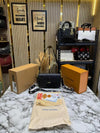 LOUI_S VUITTON MARELLINI SHOULDER BAG WITH DOUBLE OG BOX AND DUST BAG (BLACK)