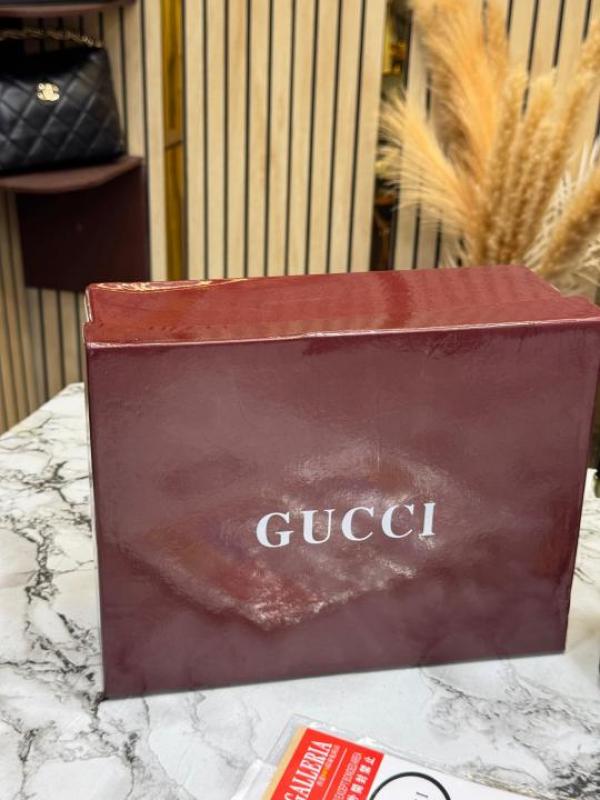 Gucc_i GG Noir With Stripe Mini Shoulder Bag Includes Box & Dust Bag (Black)