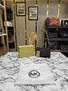 MICHAEL_KORS JET SET LEATHER POUCHETTE WITH OG BOX AND DUST BAG (1930-BROWN)