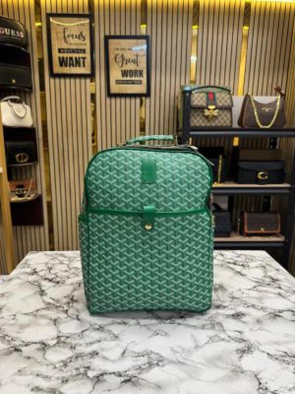 Galpin chevron backpack premium quality backpack (green)