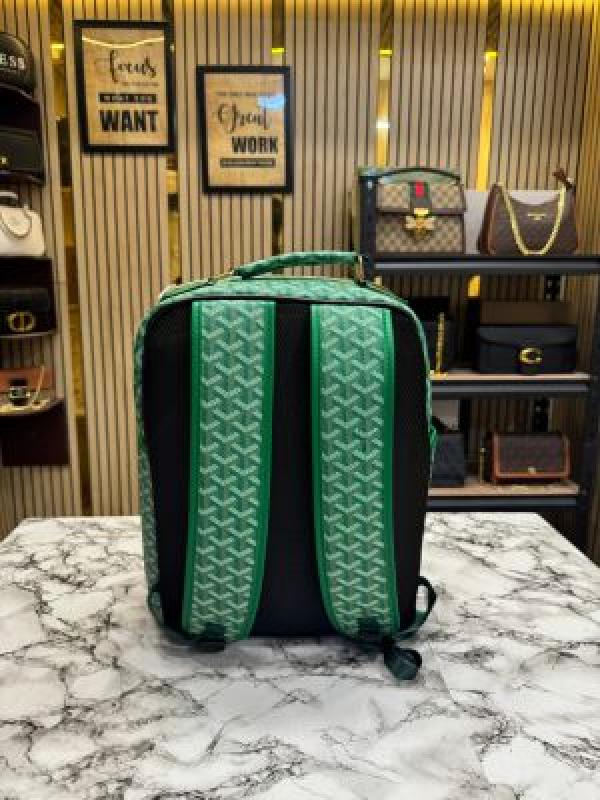 Galpin chevron backpack premium quality backpack (green)