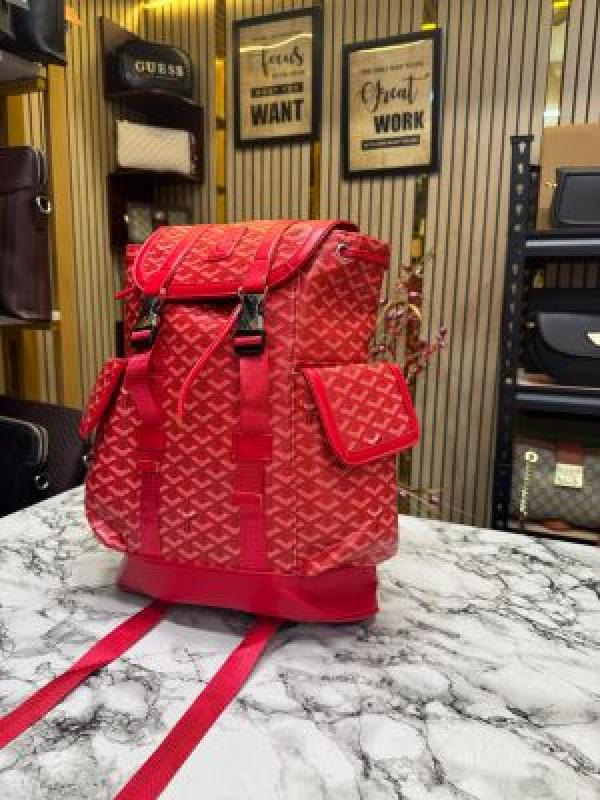 alpin .backpack in ian pattern  premium quality (red)