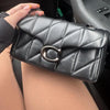 Coac_h Tabby Quilted Black Shoulder Bag With Box And Dust Bag (CP150)