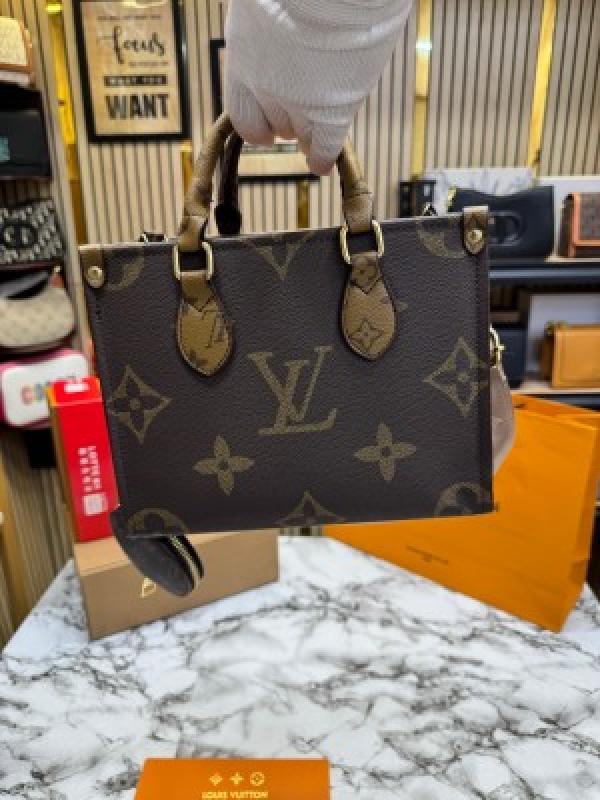 Loui_s Vuitton Onthego Pm With Double Og Box And Dust Bag Including CarryBag (Brown)