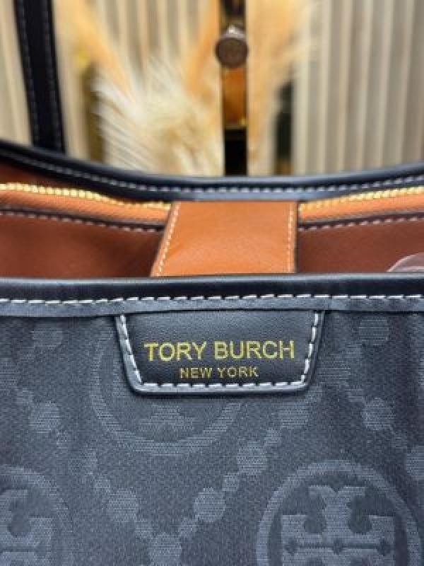 Tory_Burch_Jacquard_Signature_Tote_Bag_With_Dust_Bag_(Black)