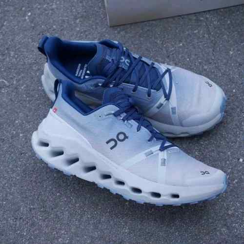 On Cloudsurfer Trail Waterproof Chambray Glacier