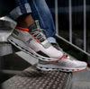 On Cloudnova Silver Orange Cloudtec Athletic