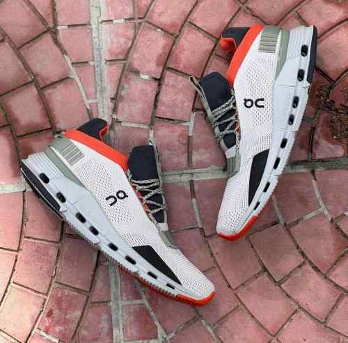 On Cloudnova Silver Orange Cloudtec Athletic