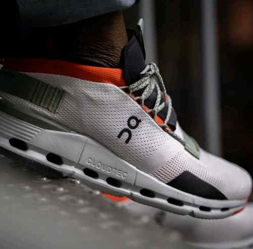 On Cloudnova Silver Orange Cloudtec Athletic