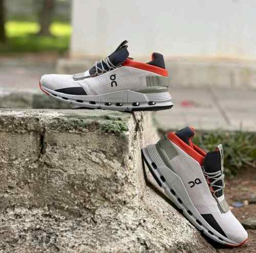 On Cloudnova Silver Orange Cloudtec Athletic