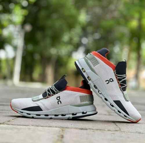 On Cloudnova Silver Orange Cloudtec Athletic