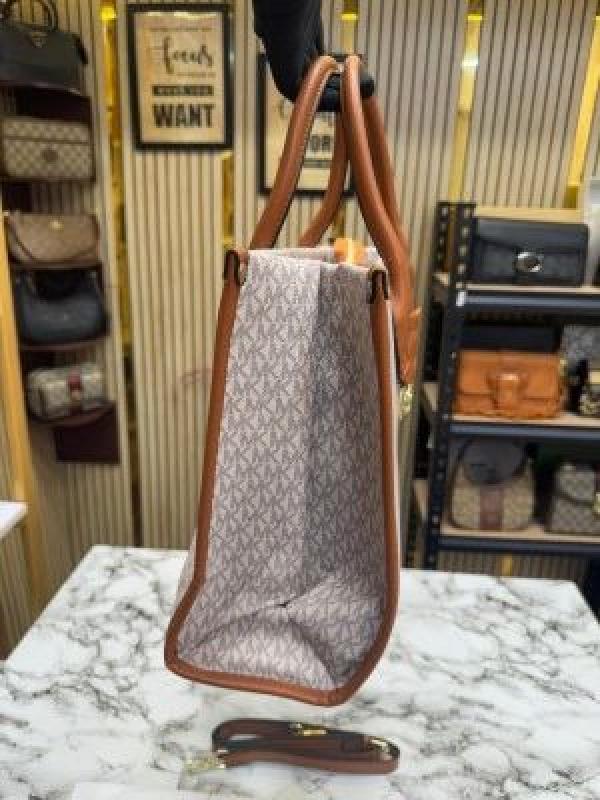 Michael_Kors Mirella Tote Bag With Dust Bag Including Card (Beige)