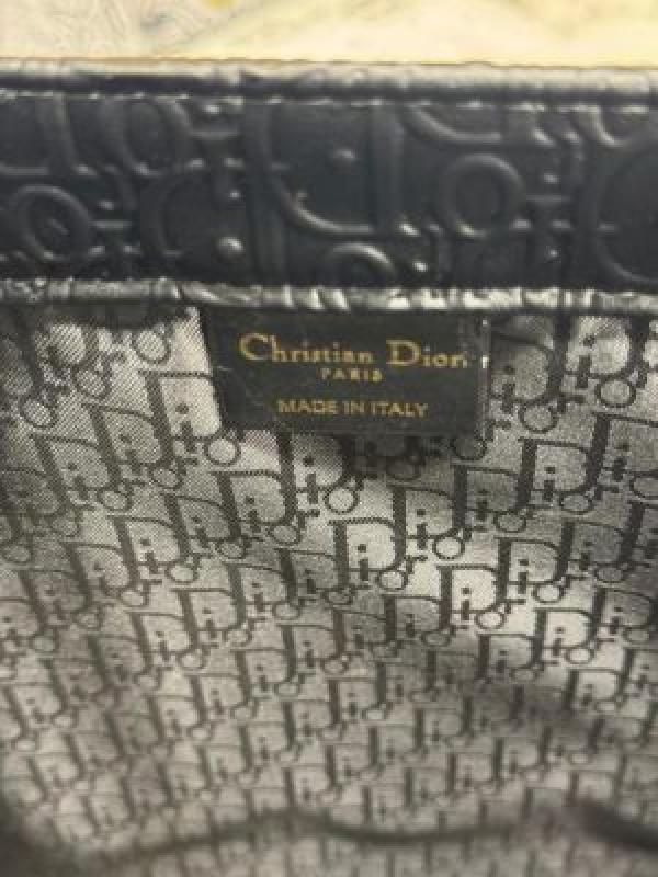 Christian_Dior_Book_Embossed_Calfskin_Tote_With_Box_And_Dust_Bag_(Black)
