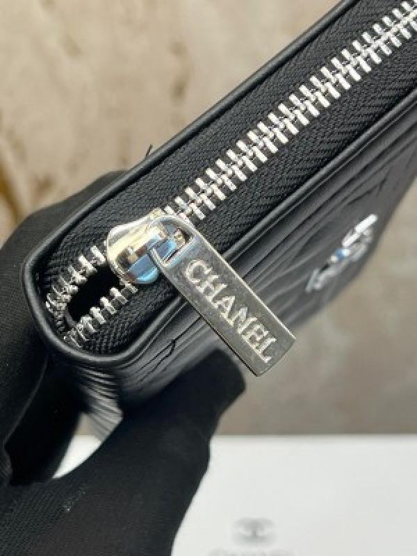 CHANEL_LONG_ZIPPER_WALLET_WITH_BOX_(CHANEL-60017_SILVER)