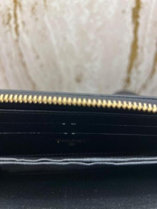 CHANEL_LONG_ZIP_AROUND_WALLET_WITH_BOX_(CHANEL-60017_BLACK)