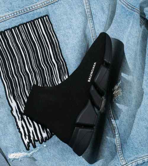 BALENCIAGAA SPEED KNIT 2 0 TRAINER ALL BLACK