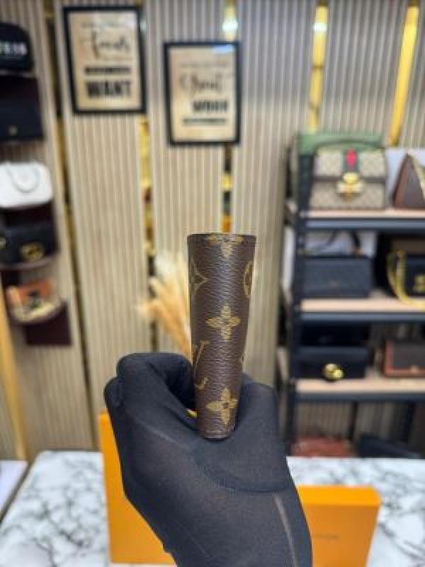 _vuitton wallet combo with og box and carry bag premium quality (brown)