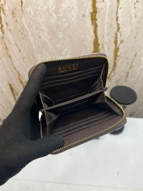 GUCC_I PREMIUM LADIES WALLET [ 8800- BROWN - MINI GG]