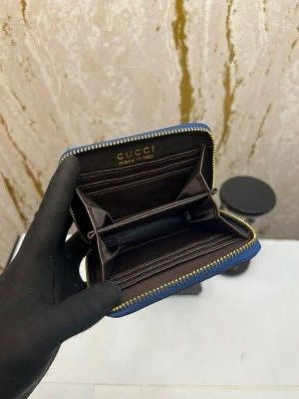 GUCC_I PREMIUM LADIES WALLET [ 8800-BLUE- MINI GG]