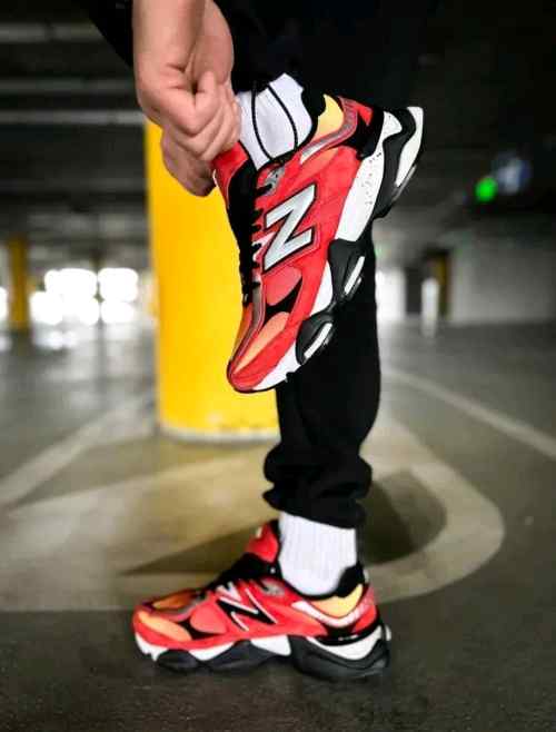 Neww Balance 9060 Fire Sign