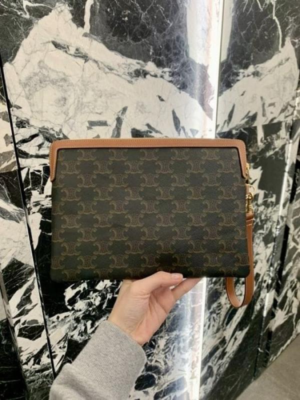Celine_paris UniSex Messenger Pouch With Holder Ogbox Etc