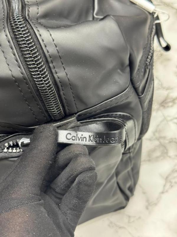 Calvin_Klein Premium Quality Travel Duffle Bag (Z0823-2-Black)