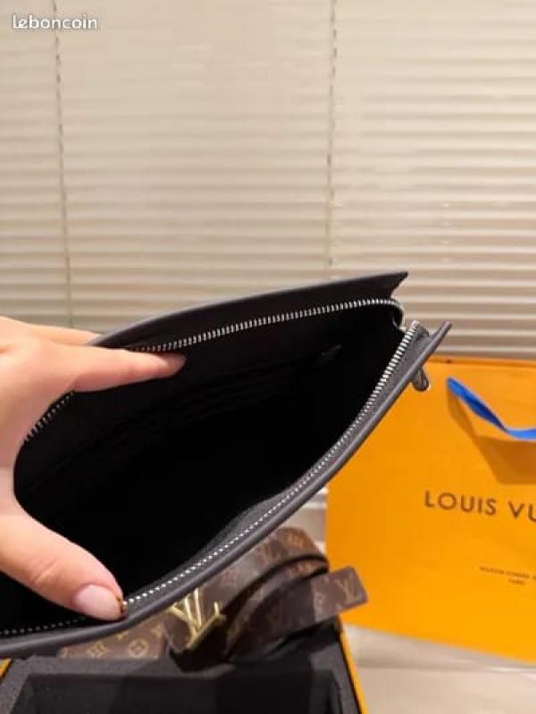 Louis_vuitton voyage mm leather messenger pouch with ogbox bills etc