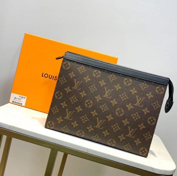 Louis_vuitton voyage mm leather messenger pouch with ogbox bills etc