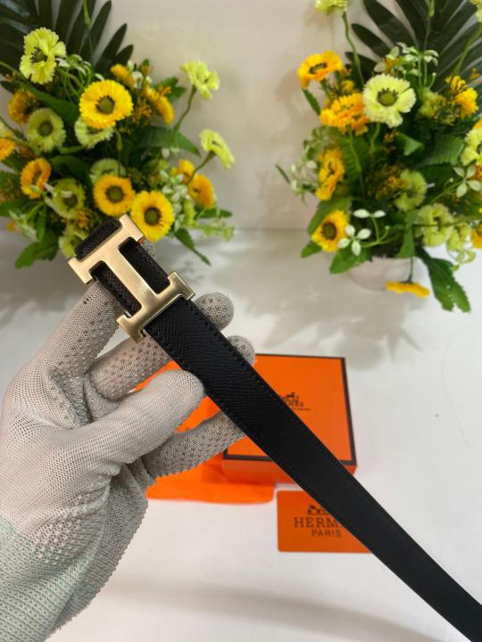 HERME_S LADIES PREMIUM BELT WID OG BOX ETC 289