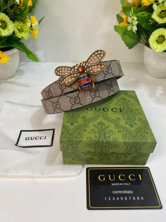 GUCC_I LADIES PREMIUM BELT WID OG BOX ETC 346