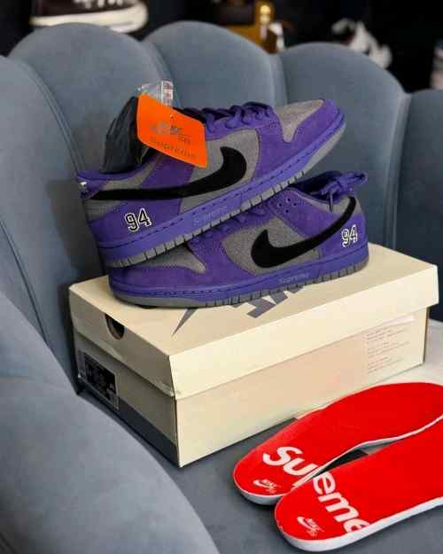 nikee supreme 94 x sb dunk low ink iron grey