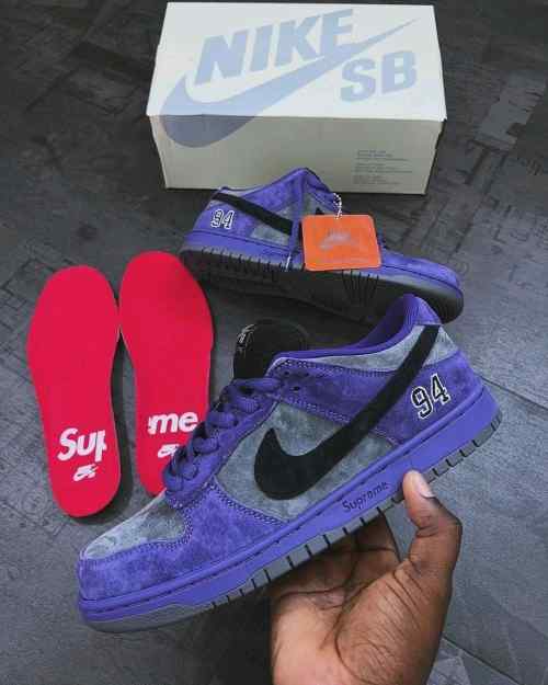 nikee supreme 94 x sb dunk low ink iron grey