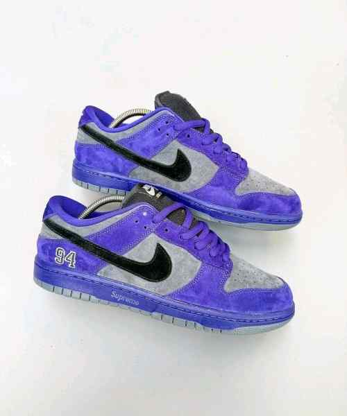 nikee supreme 94 x sb dunk low ink iron grey