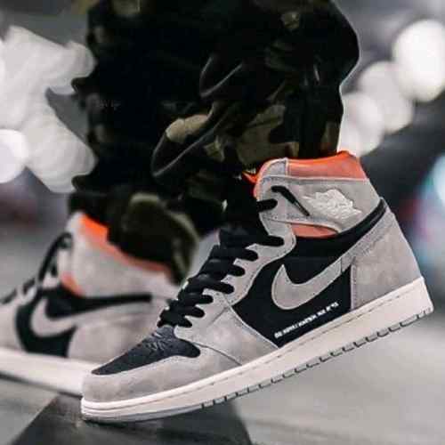 jordan retro 1 high og GREY HYPER CRIMSON semi ua