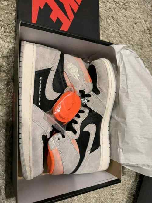jordan retro 1 high og GREY HYPER CRIMSON semi ua