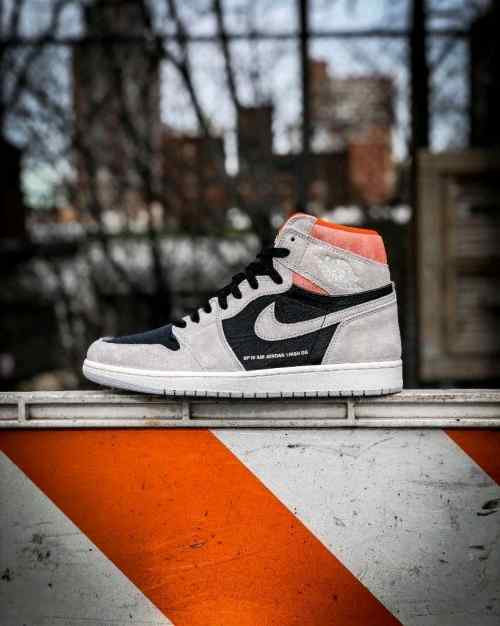 jordan retro 1 high og GREY HYPER CRIMSON semi ua
