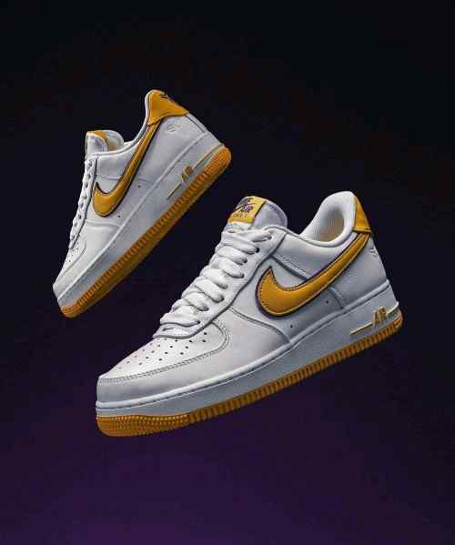NIKEE AIRFORCE 1 KOBE BRYANT LAKERS HOME