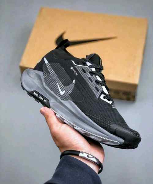 Nikee React Pegasus Trail 5 GTX Trainer Black White