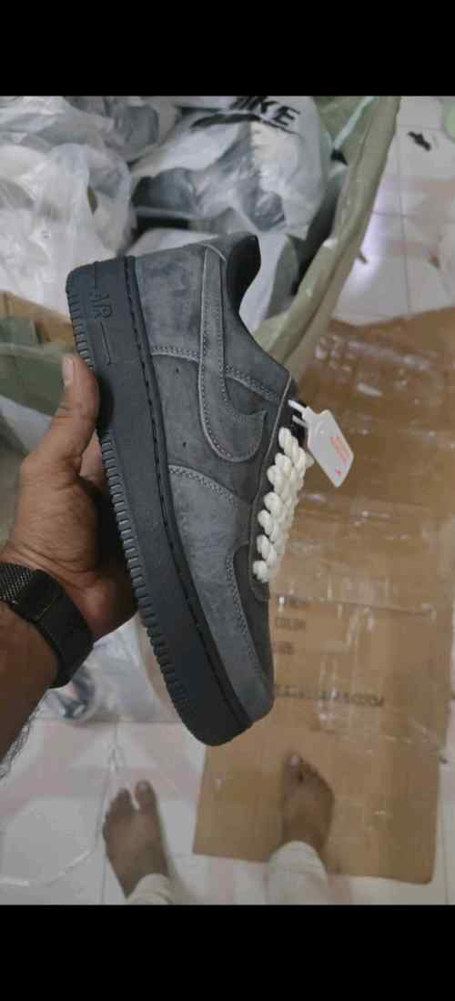 nikeee airforce 1 low grey white