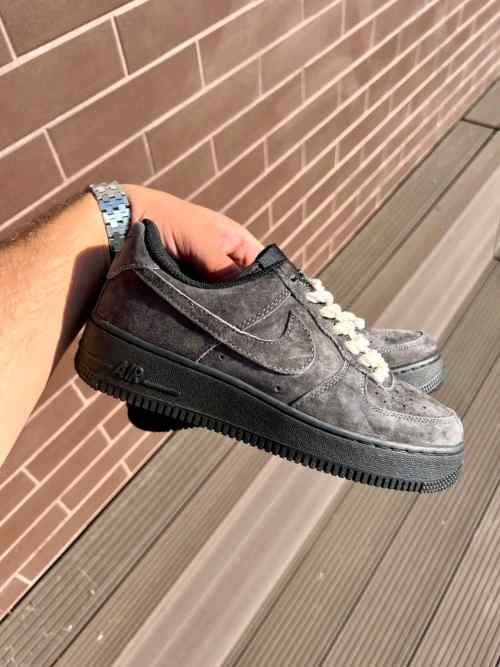 nikeee airforce 1 low grey white