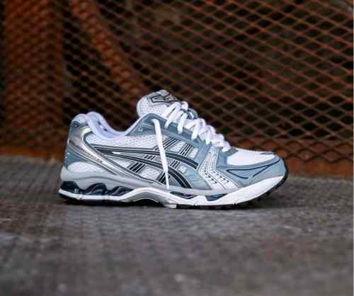 asicsss Gel Kayano 14 White Fjord Grey