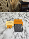 Loui_s Vuitton Monogram Stripe Bi-fold Wallet With Box And Dust Bag (Black-60223)