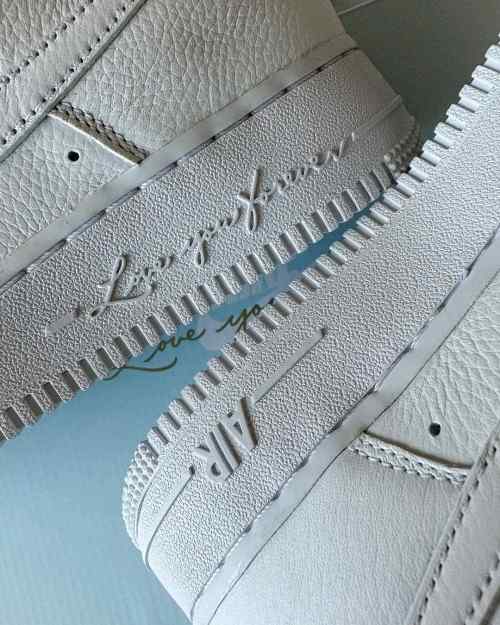 Nocta X Nikee Airforce 1 Low Certified Lover Boy Triple White