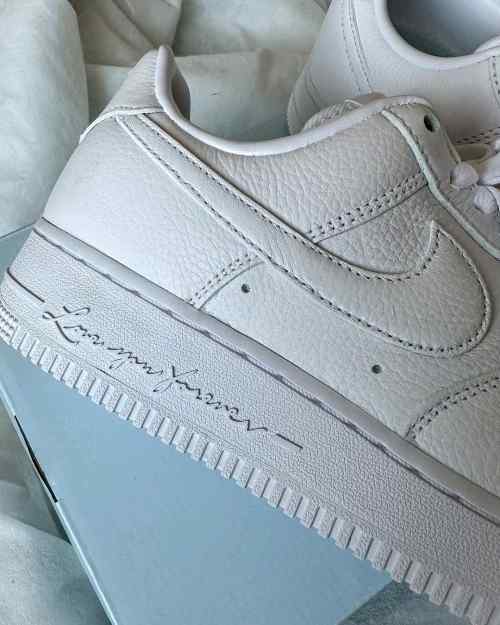 Nocta X Nikee Airforce 1 Low Certified Lover Boy Triple White