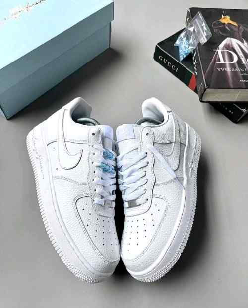 Nocta X Nikee Airforce 1 Low Certified Lover Boy Triple White