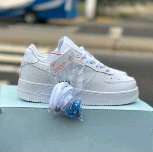 Nocta X Nikee Airforce 1 Low Certified Lover Boy Triple White